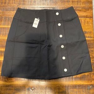 NWT Express Button Skirt Black Medium
